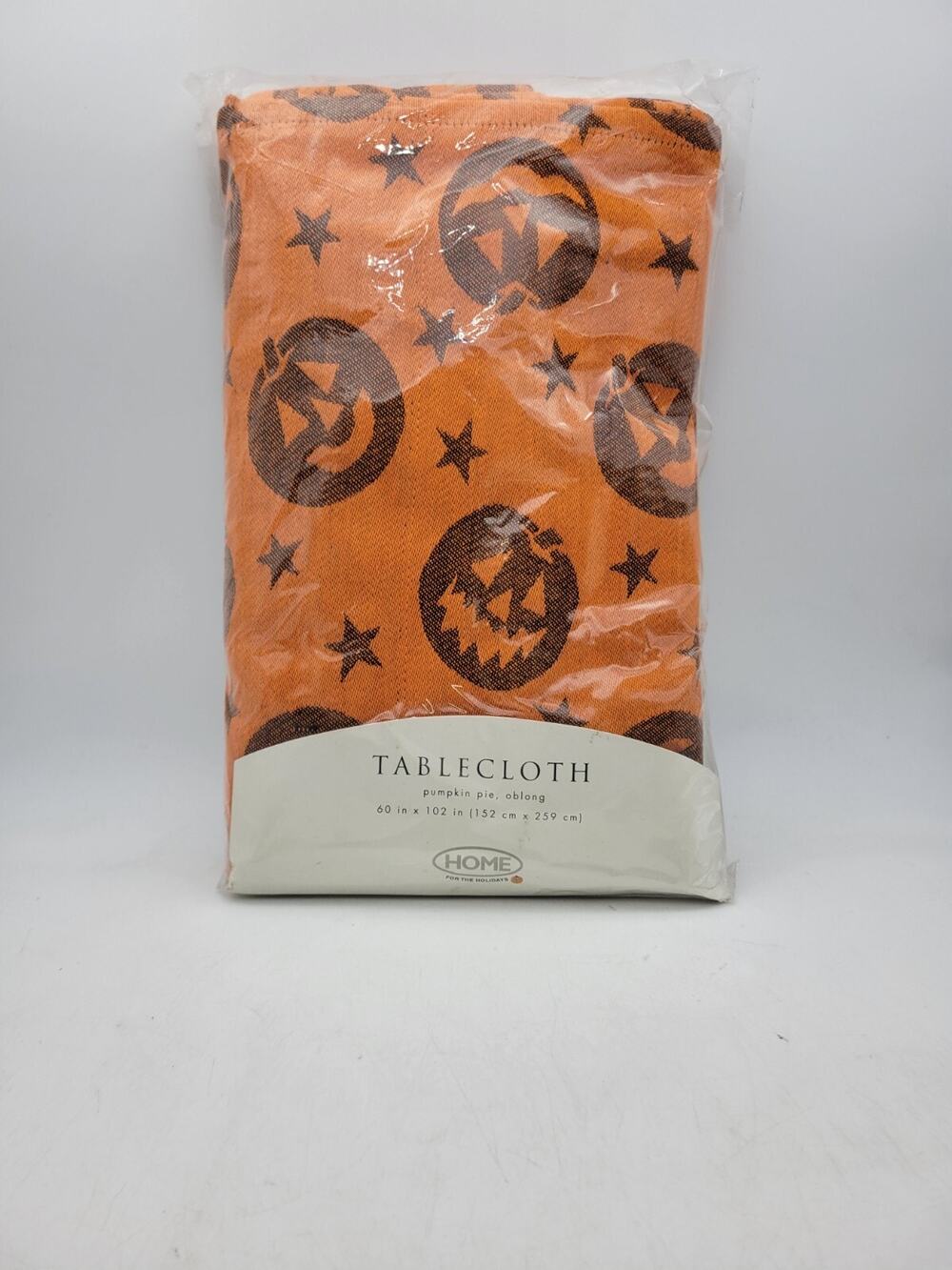 Pumpkin pie oblong Halloween fall Home for the Holidays Tablecloth 60" x 102"